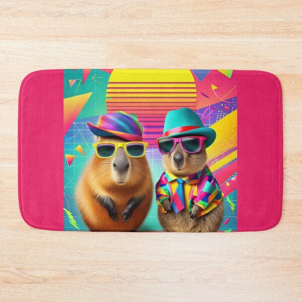 Item preview, Rad Capybara and Quokka Party Duo designed and sold by Sybille-Yates.