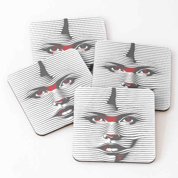 Item preview, Smooth wave distortions give the face a fluid, almost digital transformation effect. designed and sold by Dejbar.