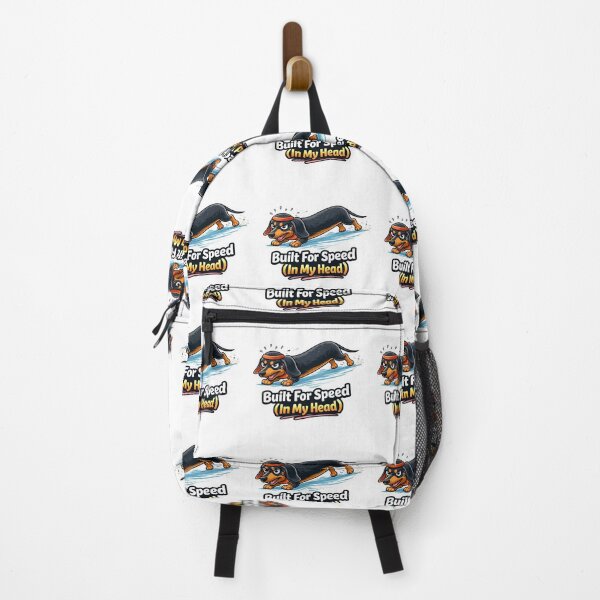 Item preview, Funny Dachshund Running Meme – Built For Speed (In My Head) designed and sold by Gentlestate.