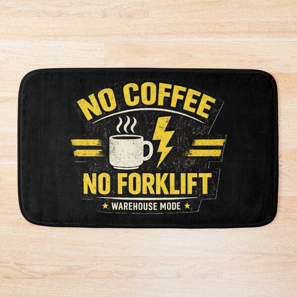 Item preview, No Coffee No Forklift Funny Operator designed and sold by RetroNibylander.