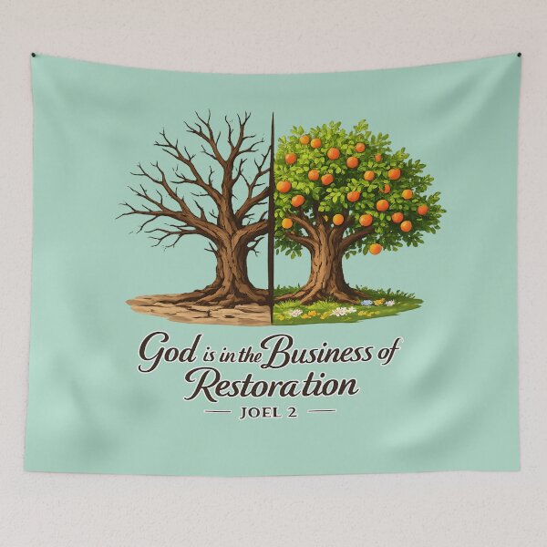 Item preview, God Is In The Business of Restoration designed and sold by jmatix.