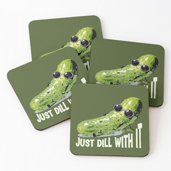 Item preview, Dill With It Funny Pickle designed and sold by Colorfulman.