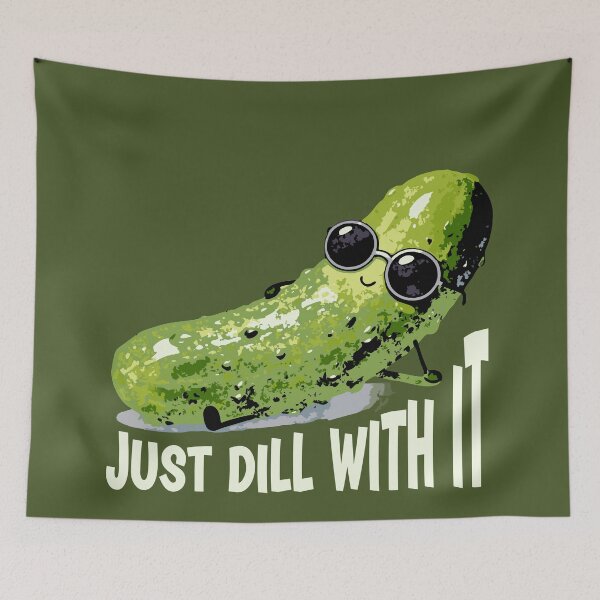 Item preview, Dill With It Funny Pickle designed and sold by Colorfulman.