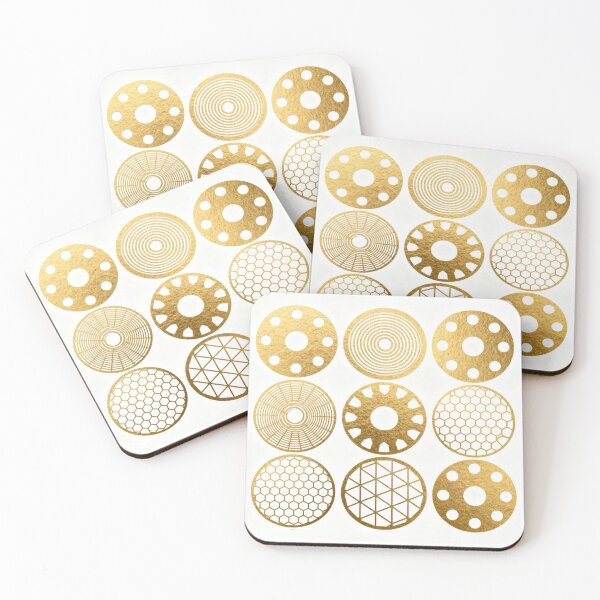 Item preview, Geometric Circles - Golden Artwork designed and sold by TobyYodler.