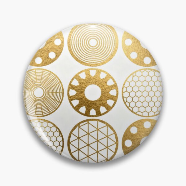 Item preview, Geometric Circles - Golden Artwork designed and sold by TobyYodler.