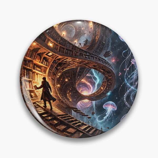 Item preview, The Tesseract Library - Mind-Bending Psychedelic designed and sold by bapupa.