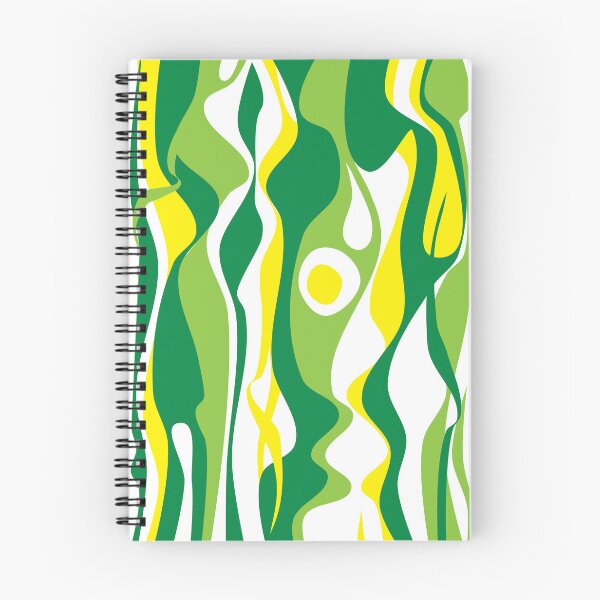 Item preview, Spring pattern psychedelic element earth retro flow green designed and sold by Luzi Illustrella.