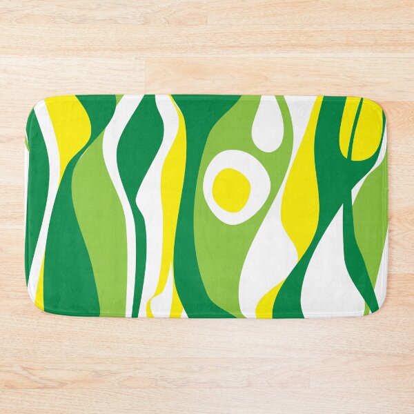 Item preview, Spring pattern psychedelic element earth retro flow green designed and sold by Luzi Illustrella.