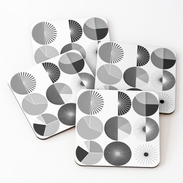 Item preview, Geometric Circles - Monochrome Artwork designed and sold by TobyYodler.