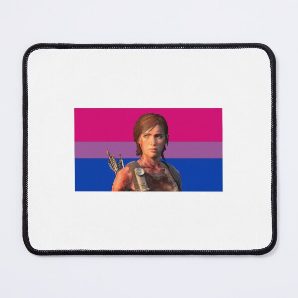 Item preview, Santa Barbara Ellie Williams with Bisexual Flag designed and sold by maelrusydesigns.