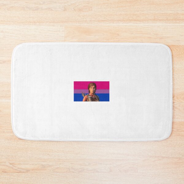 Item preview, Santa Barbara Ellie Williams with Bisexual Flag designed and sold by maelrusydesigns.