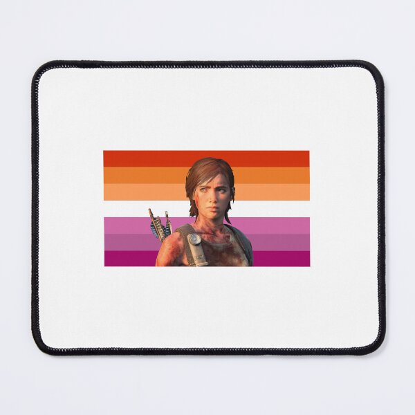 Item preview, Santa Barbara Ellie Williams with Lesbian Flag designed and sold by maelrusydesigns.
