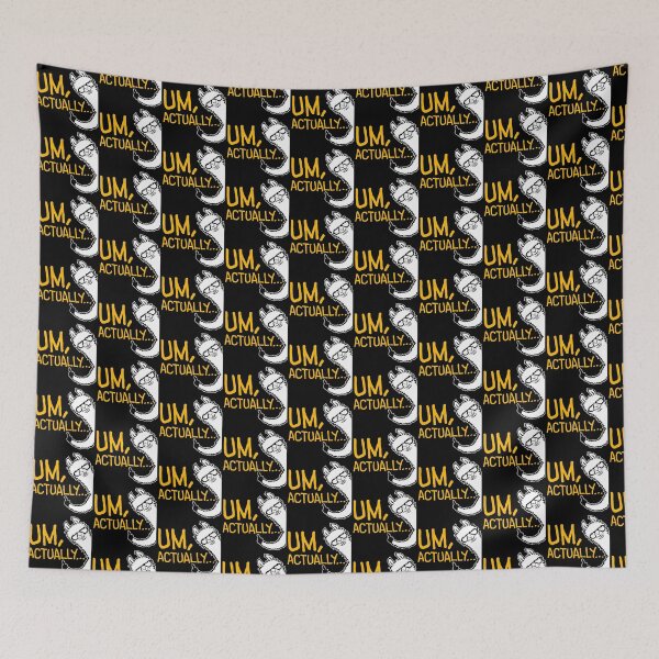 Item preview, Um Actually Llama Alpaca Finger Pointing Smug Nerd Correction designed and sold by shirt-o-mat.