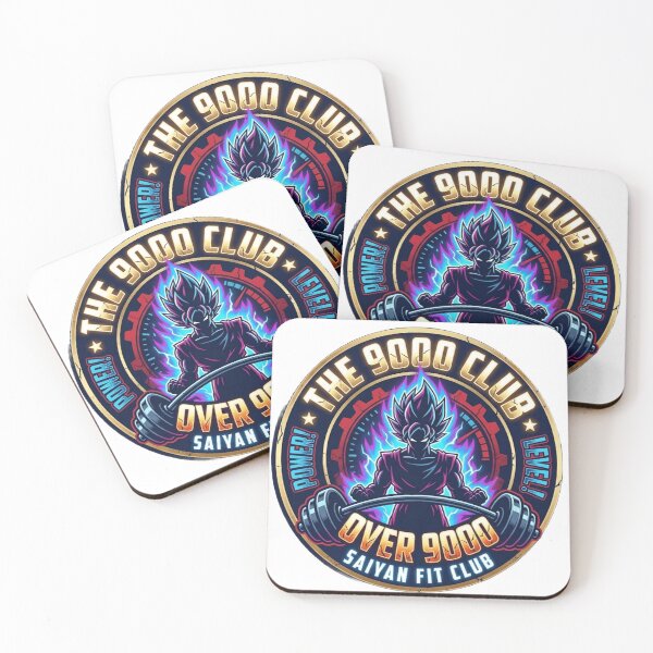 Item preview, The 9000 Club Saiyan Fit Emblem designed and sold by Over 9000 Gains.
