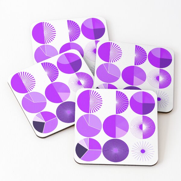 Item preview, Geometric Circles - Purple Artwork designed and sold by TobyYodler.