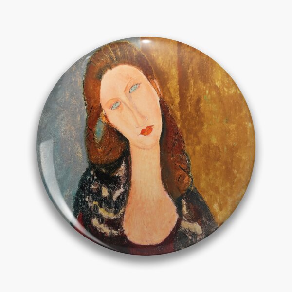 Item preview, Portrait of Jeanne Hebuterne by Amedeo Modigliani: Modernist Fine Art Poster designed and sold by artofuniverse.