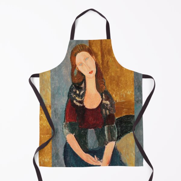 Item preview, Portrait of Jeanne Hebuterne by Amedeo Modigliani: Modernist Fine Art Poster designed and sold by artofuniverse.