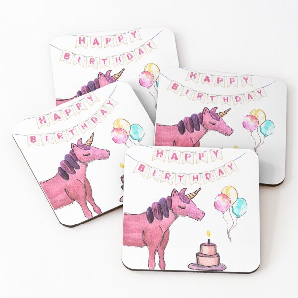 Item preview, Unicorn birthday designed and sold by Uniquelytiki.