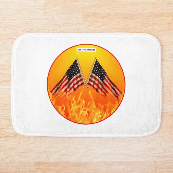 Item preview, Nia Itto Gallery - American flag - designed and sold by NIA ITTO GALLERY - Art of John Wyborn.