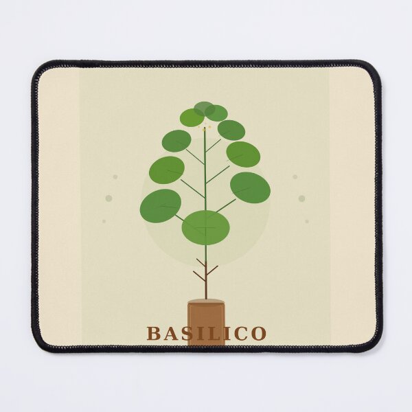 Item preview, Basil Plant Italian Kitchen Art Print designed and sold by CINCINNA.