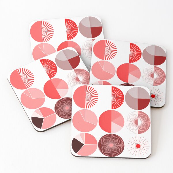 Item preview, Geometric Circles - Red Artwork designed and sold by TobyYodler.