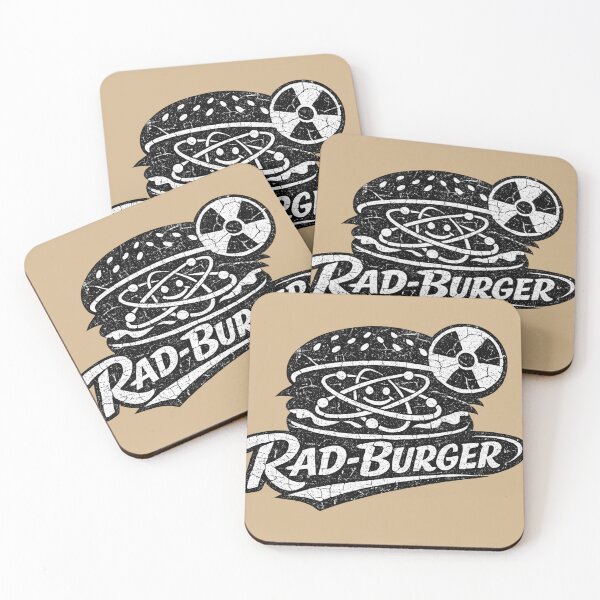 Item preview, Retro Atomic Burger Fast Food Logo designed and sold by  ZenRave Designs.