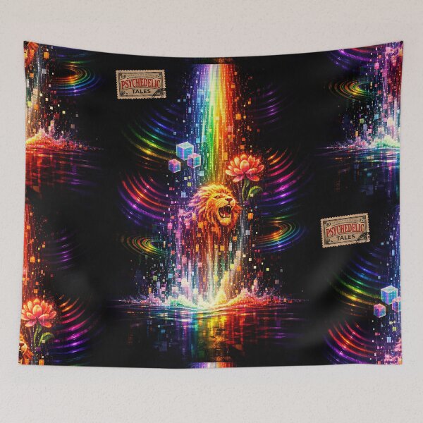Item preview, The Rainbow-Static Void - Psychedelic Art designed and sold by bapupa.