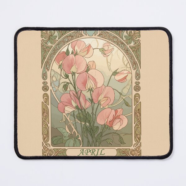 Item preview, Sweet Pea Birth Month Flower Motif designed and sold by taiche.