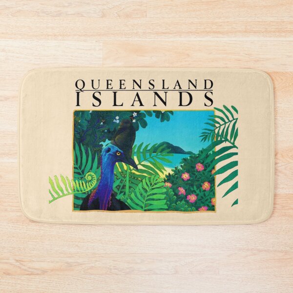Item preview, Queensland Islands Vintage Travel Poster designed and sold by Corinne Alexa Jackson.