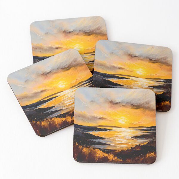 Item preview, Golden sunset designed and sold by Island Art Studios.