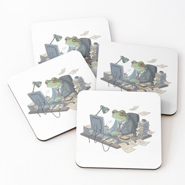 Item preview, Frog At work designed and sold by tigrootiger.