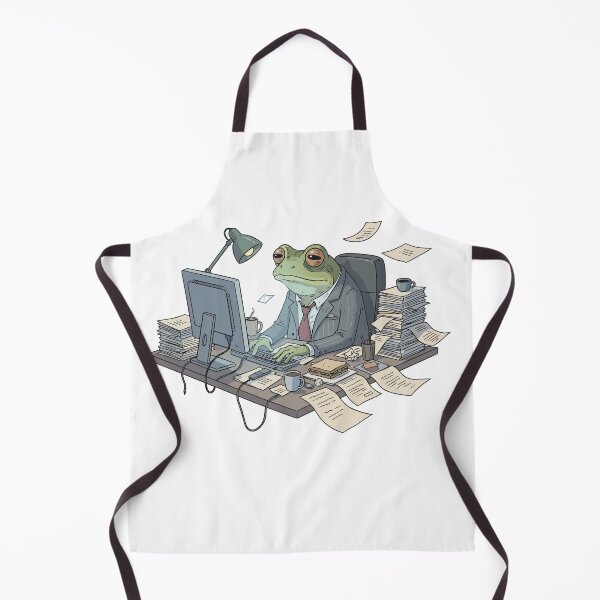 Item preview, Frog At work designed and sold by tigrootiger.