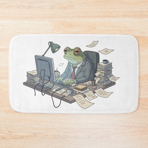 Item preview, Frog At work designed and sold by tigrootiger.