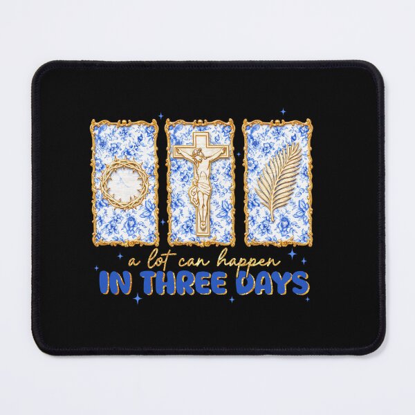 Item preview, A Lot Can Happen In Three Days, Christian Jesus designed and sold by vintagearttee.