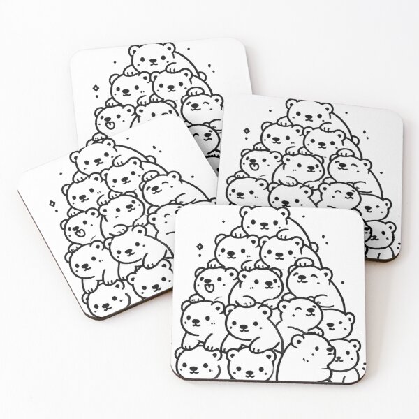 Item preview, Minimalist Polar Bear Stack designed and sold by HomeArtisan.