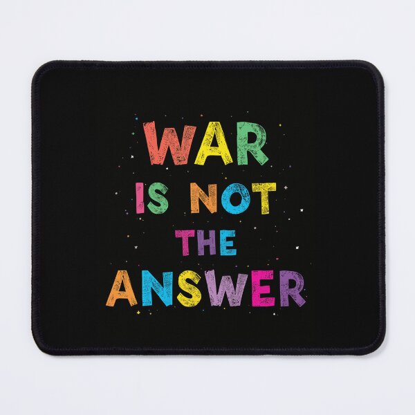 Item preview, War Is Not The Answer Peace Love Anti War Trump Iran designed and sold by SkeletonsDanger.