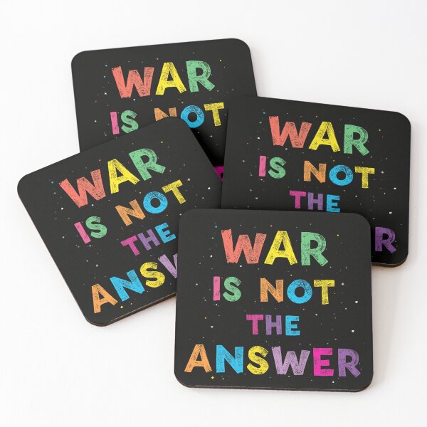 Item preview, War Is Not The Answer Peace Love Anti War Trump Iran designed and sold by SkeletonsDanger.