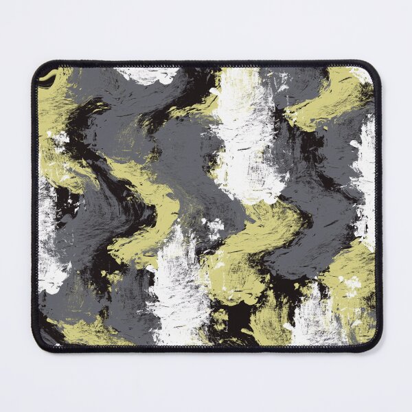 Item preview, Abstract grey, yellow and white pattern that lifts your spirits designed and sold by Susanna Schorr.
