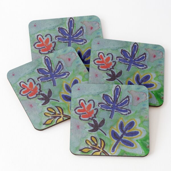Item preview, Flowers with water color background designed and sold by Misfitcane.