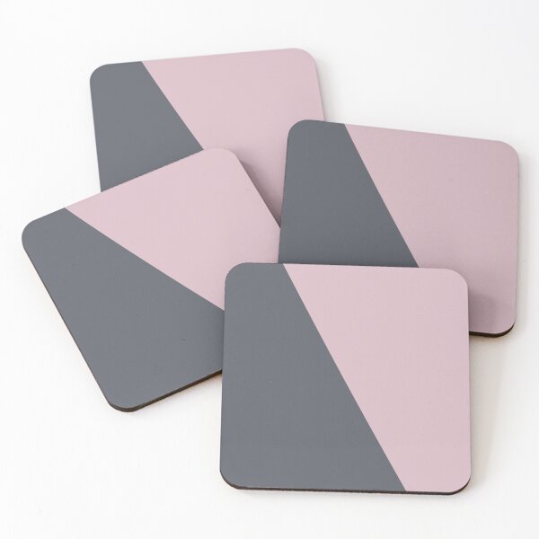 Item preview, Classic, elegant pattern design in grey and dusty rose, minimalist designed and sold by Susanna Schorr.