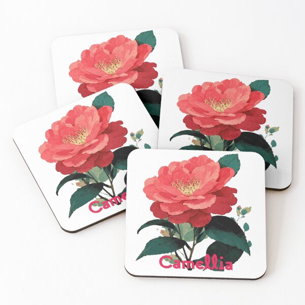 Item preview, Camellia – Botanical Elegance designed and sold by ForeverPrintsOK.
