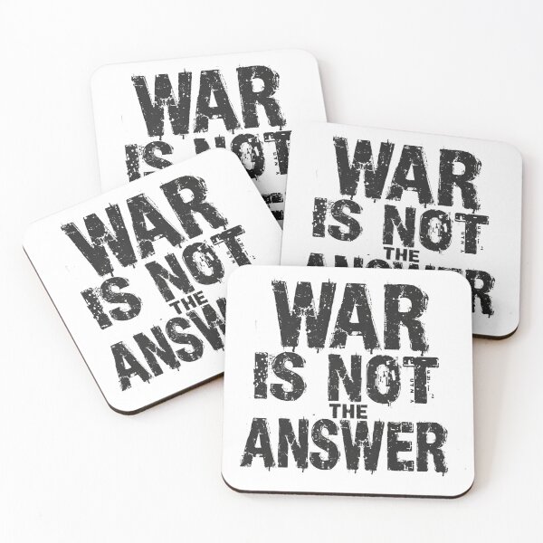 Item preview, War Is Not The Answer Inspirational Peace Love designed and sold by SkeletonsDanger.