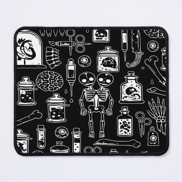 Item preview, Vintage Gothic Horror Oddities Collection Graphic // White v2 designed and sold by 3rd Eye Perceptions.