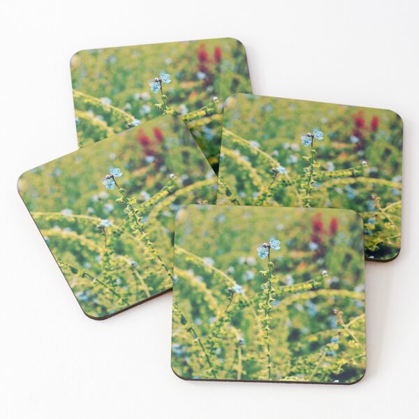 Item preview, Tiny blue wildflowers designed and sold by Folkerie.