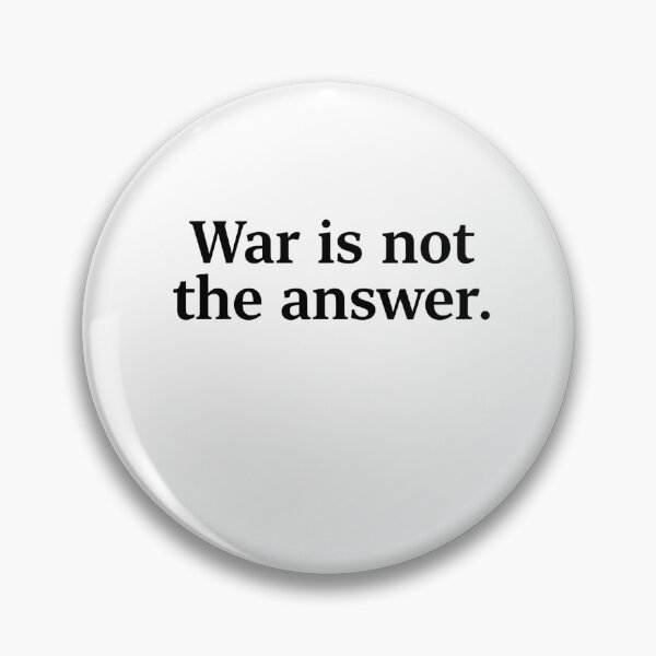 Item preview, War Is Not The Answer Ukraine Peace Anti War designed and sold by SkeletonsDanger.