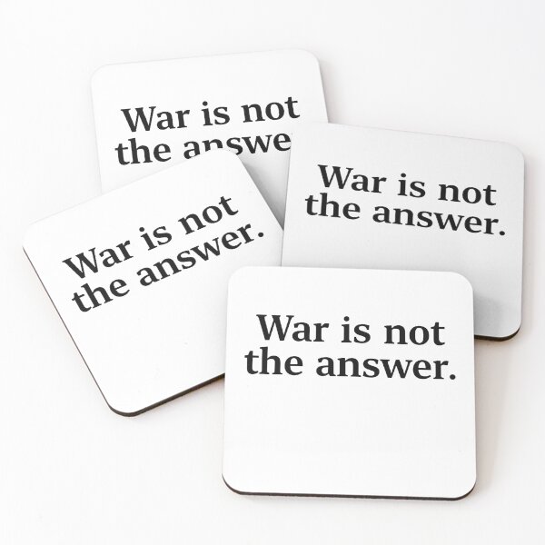 Item preview, War Is Not The Answer Ukraine Peace Anti War designed and sold by SkeletonsDanger.
