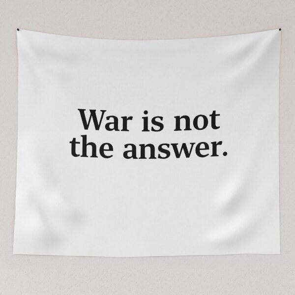 Item preview, War Is Not The Answer Ukraine Peace Anti War designed and sold by SkeletonsDanger.