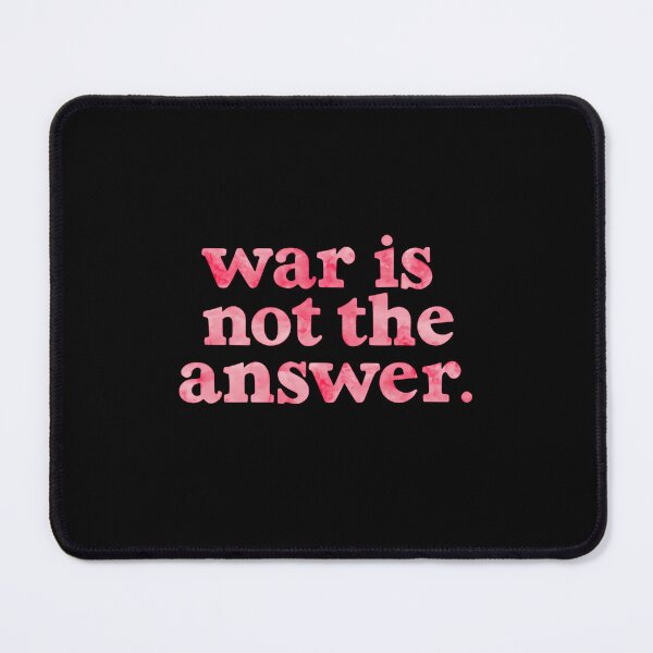 Item preview, War Is Not The Answer Anti War Protest Peace designed and sold by SkeletonsDanger.