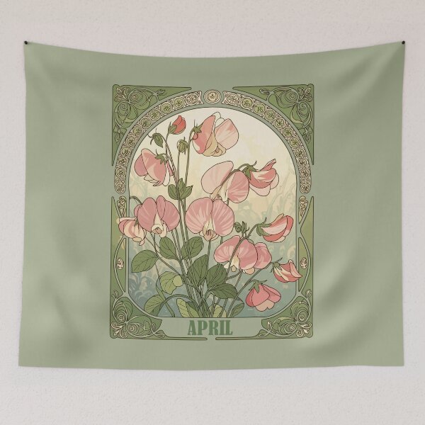 Item preview, Sweet Pea Birth Month Flower Medley designed and sold by taiche.