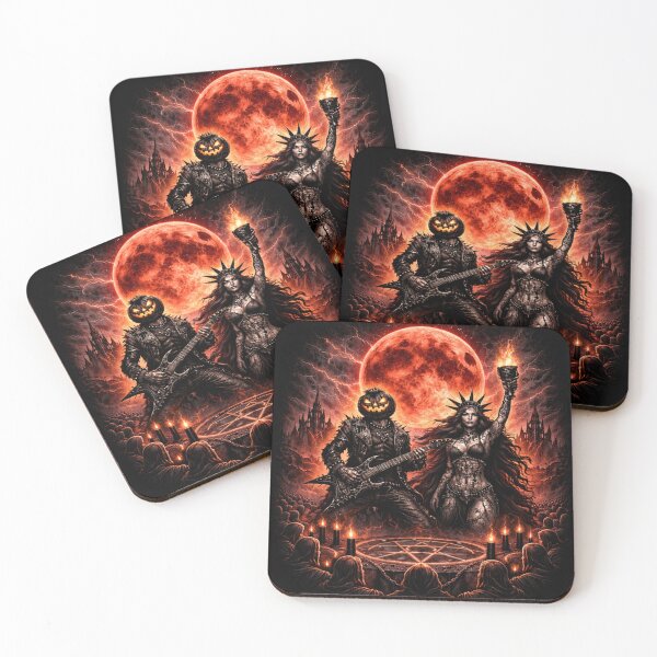 Item preview, Headless Horseman Blood Moon Ritual – Gothic Fantasy Halloween Art designed and sold by TheHorsemanRidesAgain.